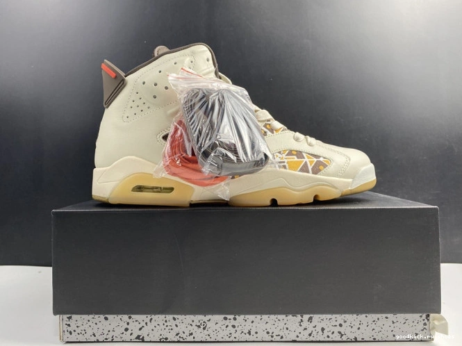 Brown Quai54 6 AIR (2020) CZ4152-100 Sail Retro Jordan 0719